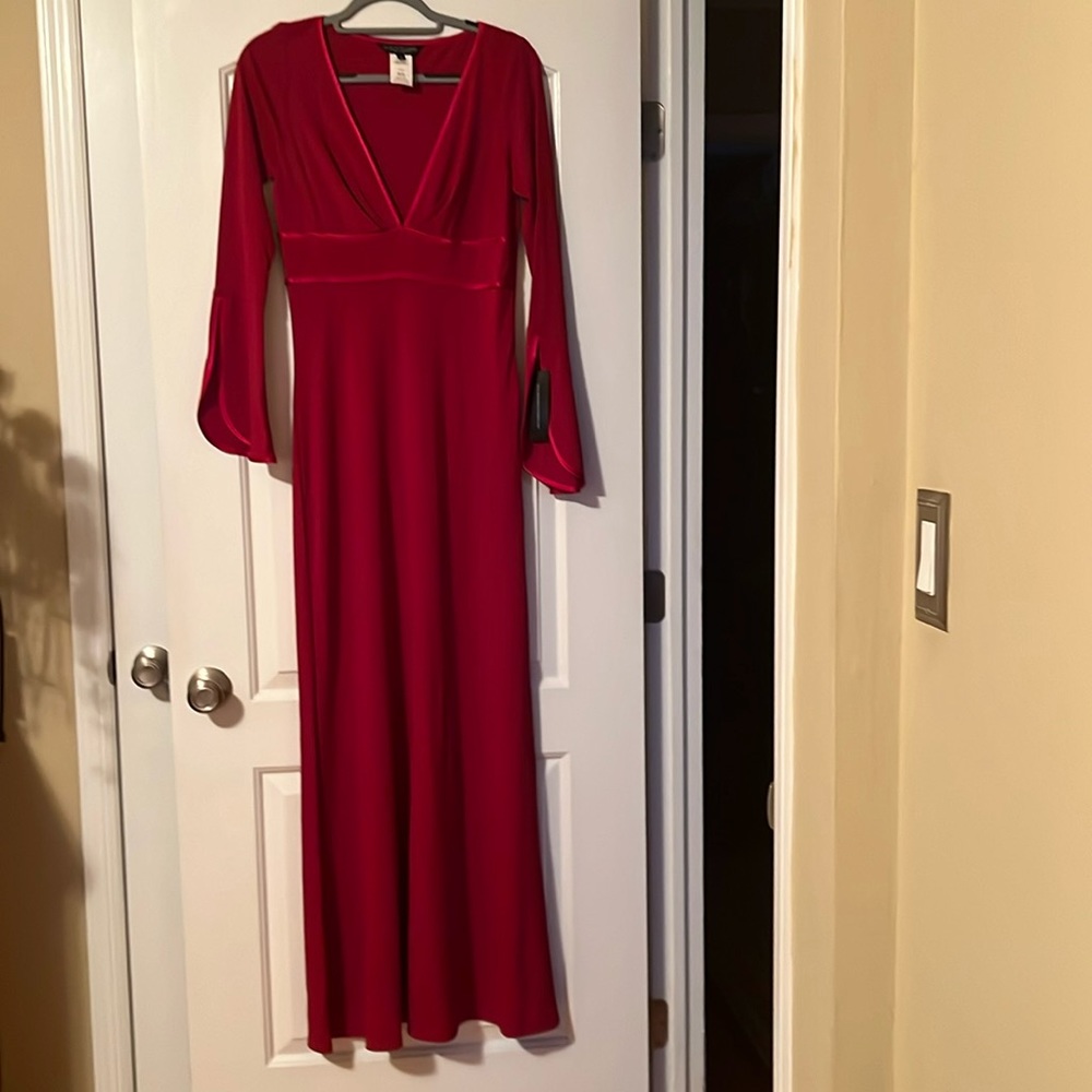 Red stunning gown